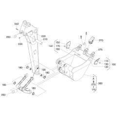 Bucket Assembly for Kubota U20-3a