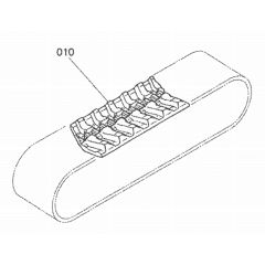 Crawler Assembly for Kubota U35-4