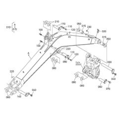 Boom Assembly for Kubota U55-4