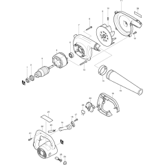 Main Assembly 110V Makita UB1101/1