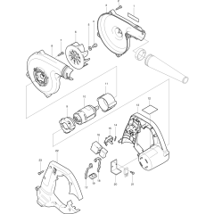 Main Assembly for Makita UB140DWB