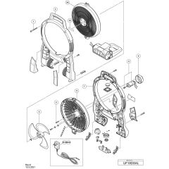 Hikoki UF18DSAL Fan Assembly