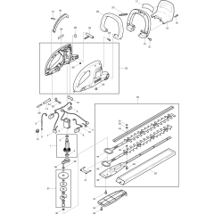 Makita UH6350 Assembly