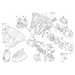 Rotary Hammer Assembly for Bosch