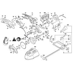 Circular Saw Assembly for Bosch