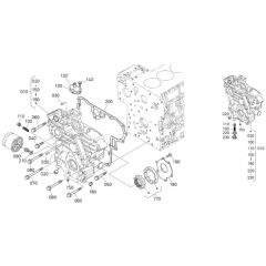 Gear Case Assembly for Kubota V2403-M-DI-E3B Engine