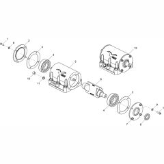Vibrator Assembly for Altrad Belle PCLX1645E Forward Plate