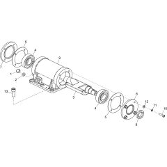 Vibrator Assembly for Altrad Belle PCX60A Forward Plate