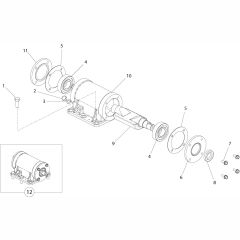 Vibrator Unit Assembly for Altrad Belle PCX20A Forward Plate
