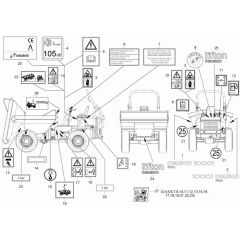 Decals for Neuson 10001 Dumper