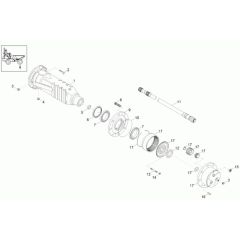 Axle Case & Wheel Hub Assembly