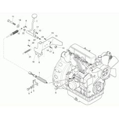 Speed Actuator for Neuson 1001