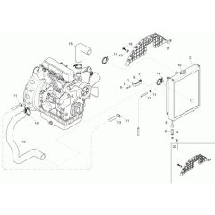 Combi-Cooler for Neuson 1001