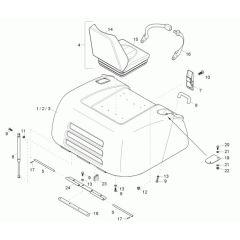 Seat Assembly for Neuson 1501