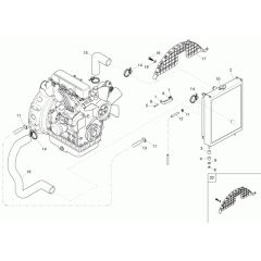 Combi-Cooler for Neuson 1601