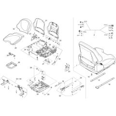 Seat Assembly for Wacker 1601