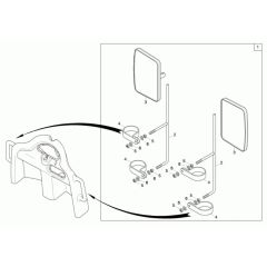 Mirror Assembly for Neuson 2001