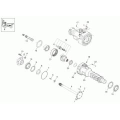 Axle Case & Wheel Hub Assembly
