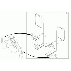 Mirror Assembly for Neuson 3001