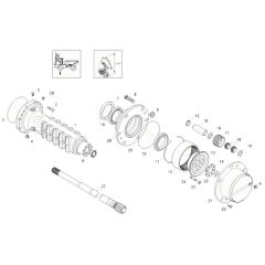 Axle Case & Wheel Hub Assembly