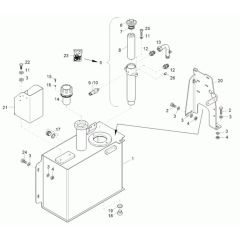Hydraulic Tank for Wacker 3001AE