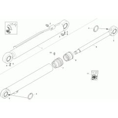 Bucket Tilt Cylinder for Wacker 3001AE