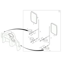 Mirror Assembly for Wacker 3001AE
