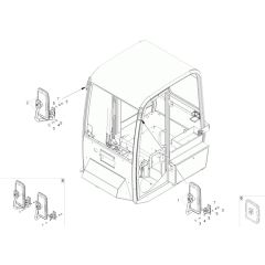 Mirror Assembly for Wacker