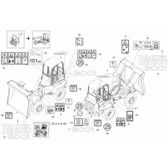 Wacker 3001AE Dumper Decals