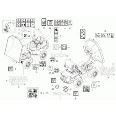 Decals for Wacker Dumper