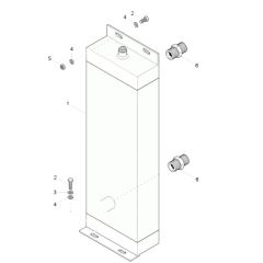 Oil Cooler Assembly for Wacker