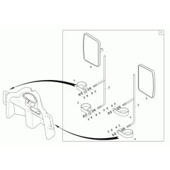 Mirror Assembly for Wacker 5001
