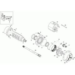 Axle Case & Wheel Hub Assembly
