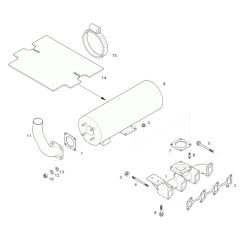 Exhaust Assembly for Wacker 50Z3