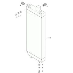 Oil Cooler Assembly for Wacker 50Z3