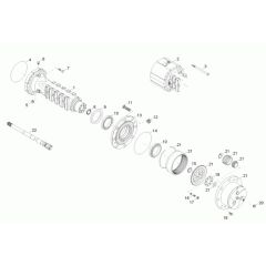 Axle Case & Wheel Hub Assembly