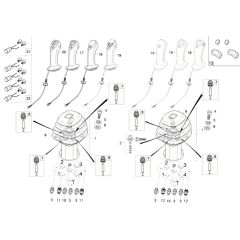 Joystick Assembly for Wacker 75Z3