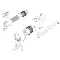 Air Cleaner Assembly for Wacker 75Z3