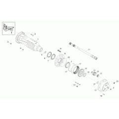Axle & Wheel Hub for Neuson 9001