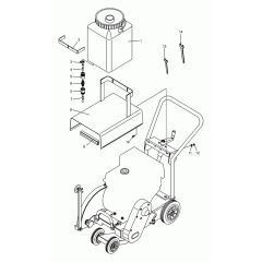 Water Tank Assembly for Wacker BFS 100 Floor Saw