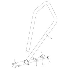 Handle Assembly for Wacker BFS 935 Floor Saw