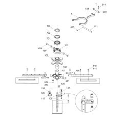 Blade (Right) Assembly for Wacker CRT36-23 Trowel