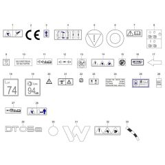 Wacker DT05e Decals