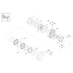 Brake Assembly for Wacker DV100