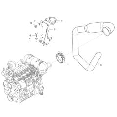 Exhaust Assembly for DV100 Dumper