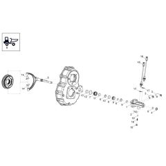 Gearbox Shift Cylinder for DV125