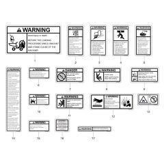 Decals for Wacker DV125