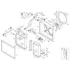 Combi-Cooler for Wacker DV125