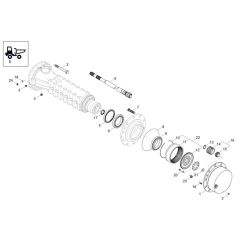 Axle Case & Wheel Hub Assembly