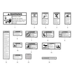Wacker DV45 Dumper Decals